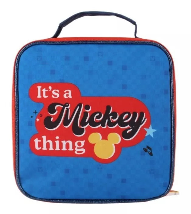 Mochila Mickey Mouse Trolley Lonchera y Estuche