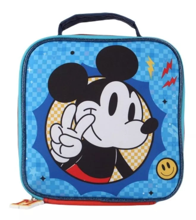 Mochila Mickey Mouse Trolley Lonchera y Estuche